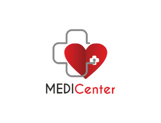 Projekt logo dla firmy Medi Center | Projektowanie logo